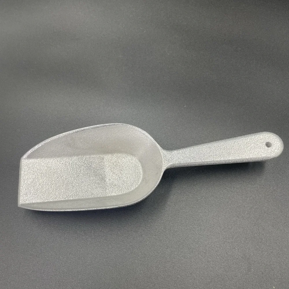 4-Ounce Aluminum Utility Scoop with Flat Bottom for Ice Flour Candy